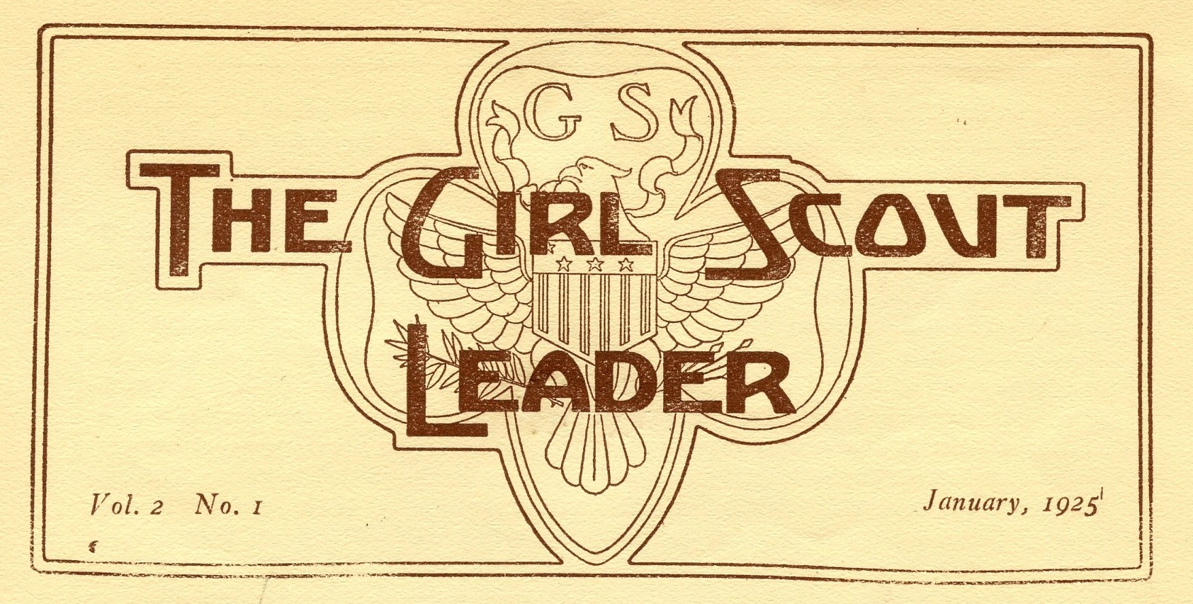 Happy New Year 1925, Girl Scouts